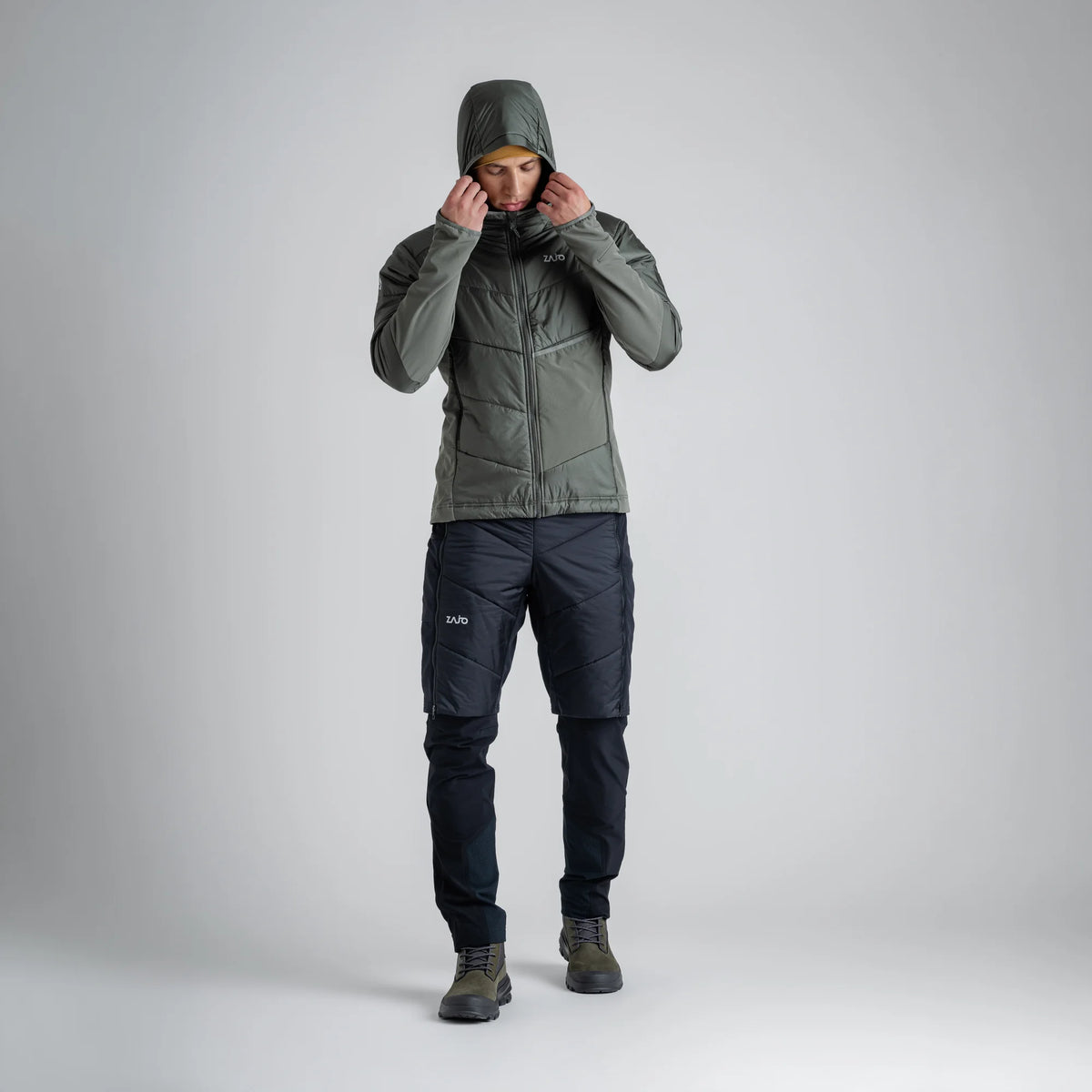 Spiro Men's Insulated Hybrid Jacket — Blue
