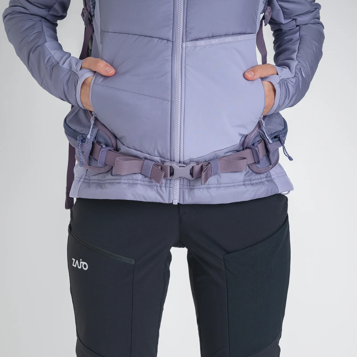 Spiro Women's Insulated Hybrid Jacket — Burned Red