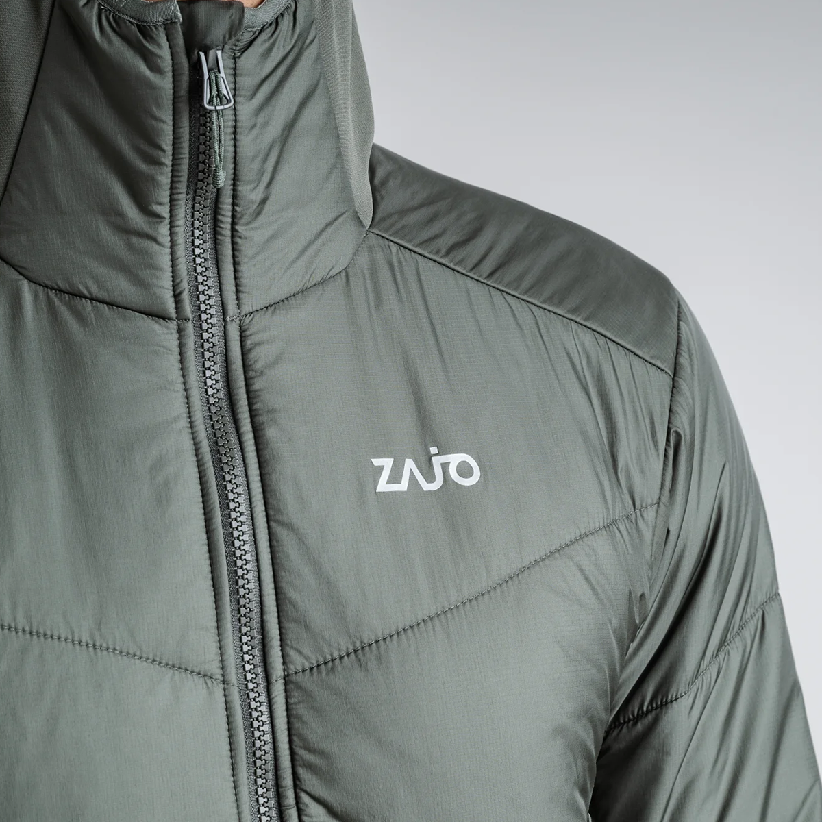 Spiro Men's Insulated Hybrid Jacket — Grey Navy