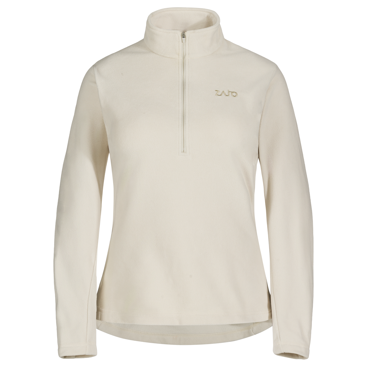 Auro Women's Fleece Zip Top, boja Light Beige