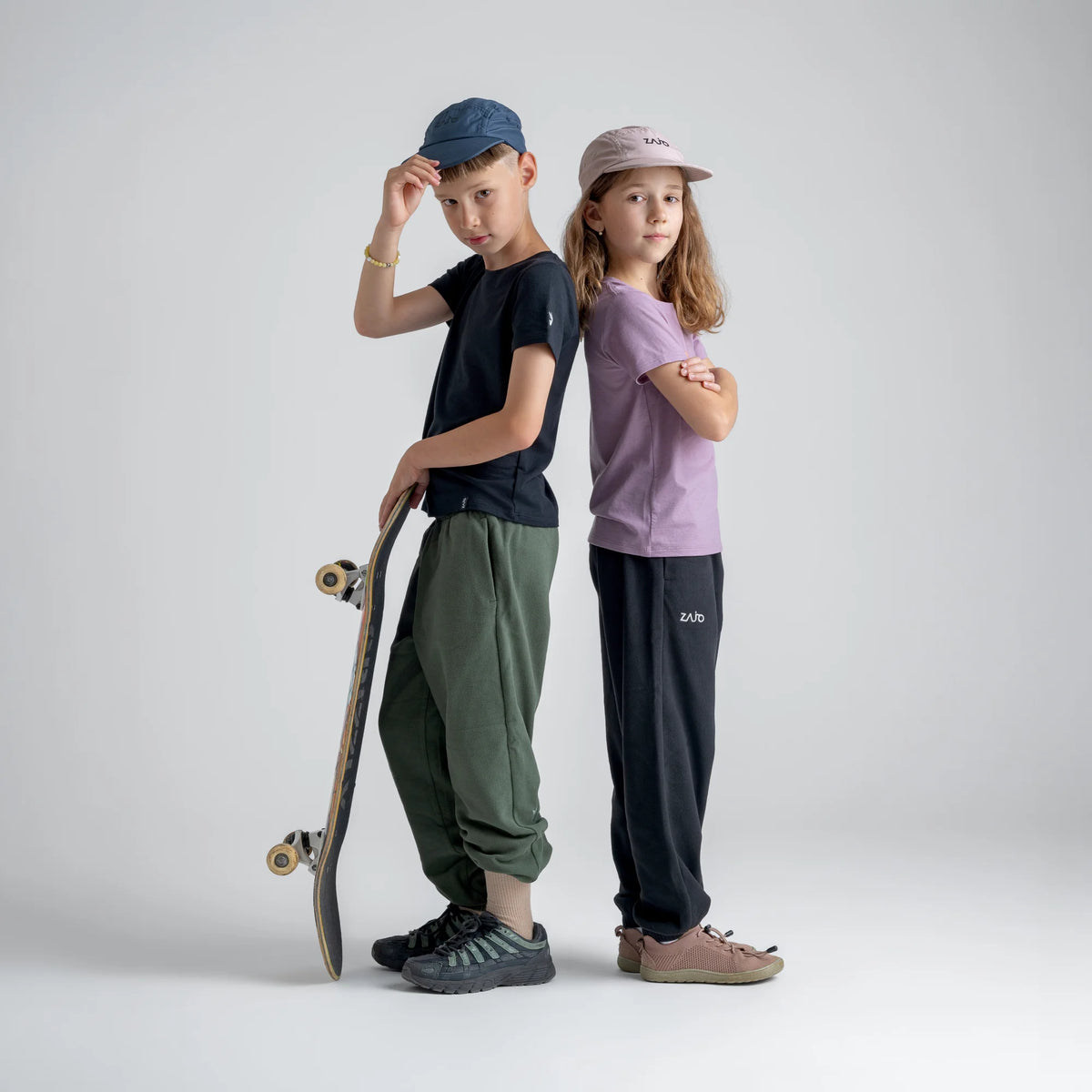 Amo Kid's Merino T-shirt — Light Rose