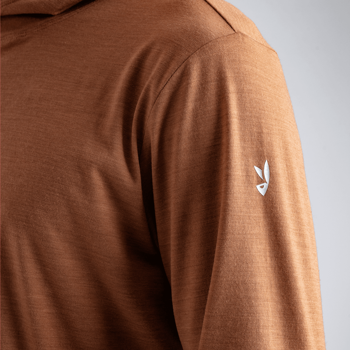 Kora Men's Merino Hoodie, boja Decadent Red