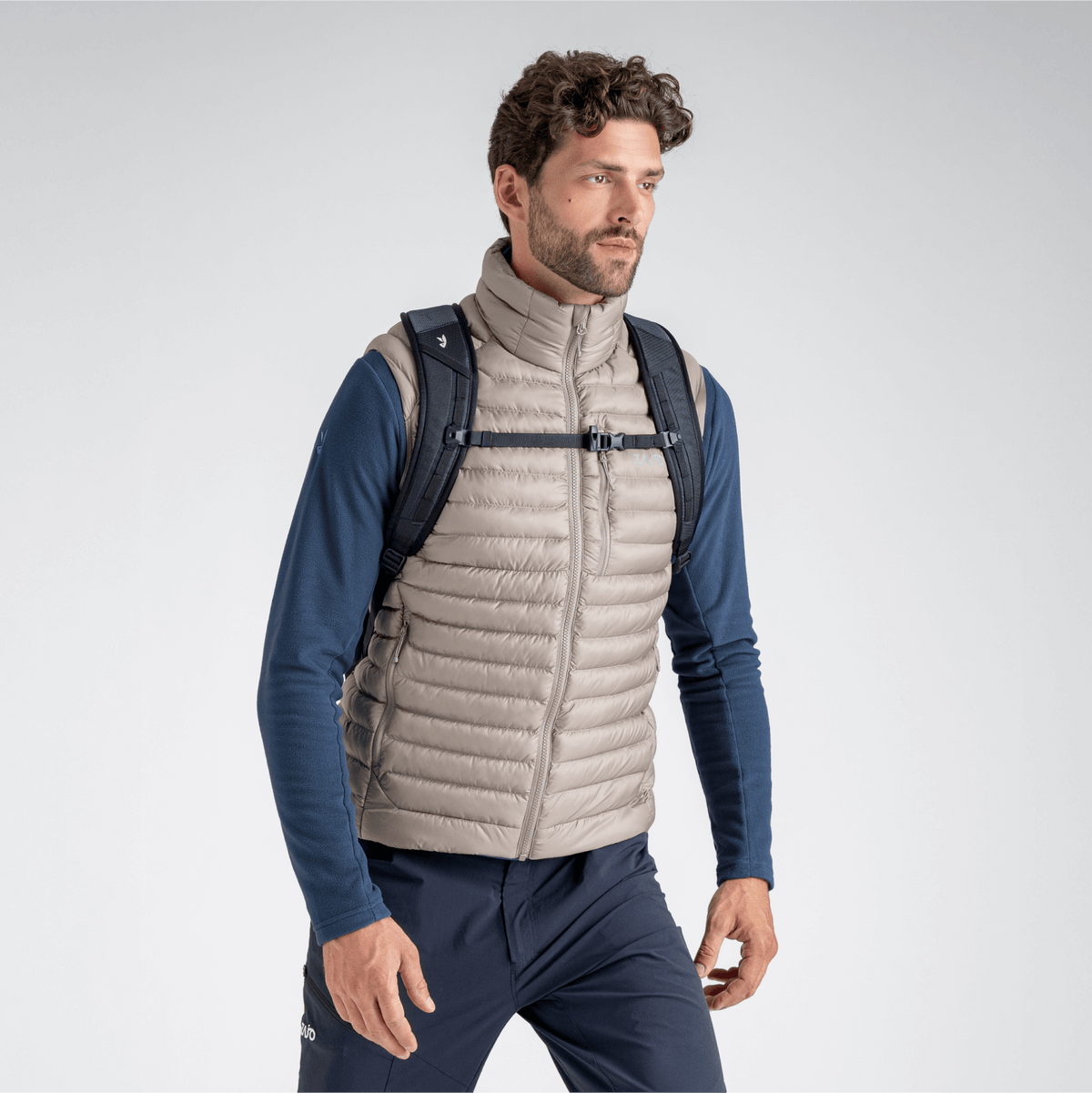 Nubaro Men's Insulated Vest — Navy