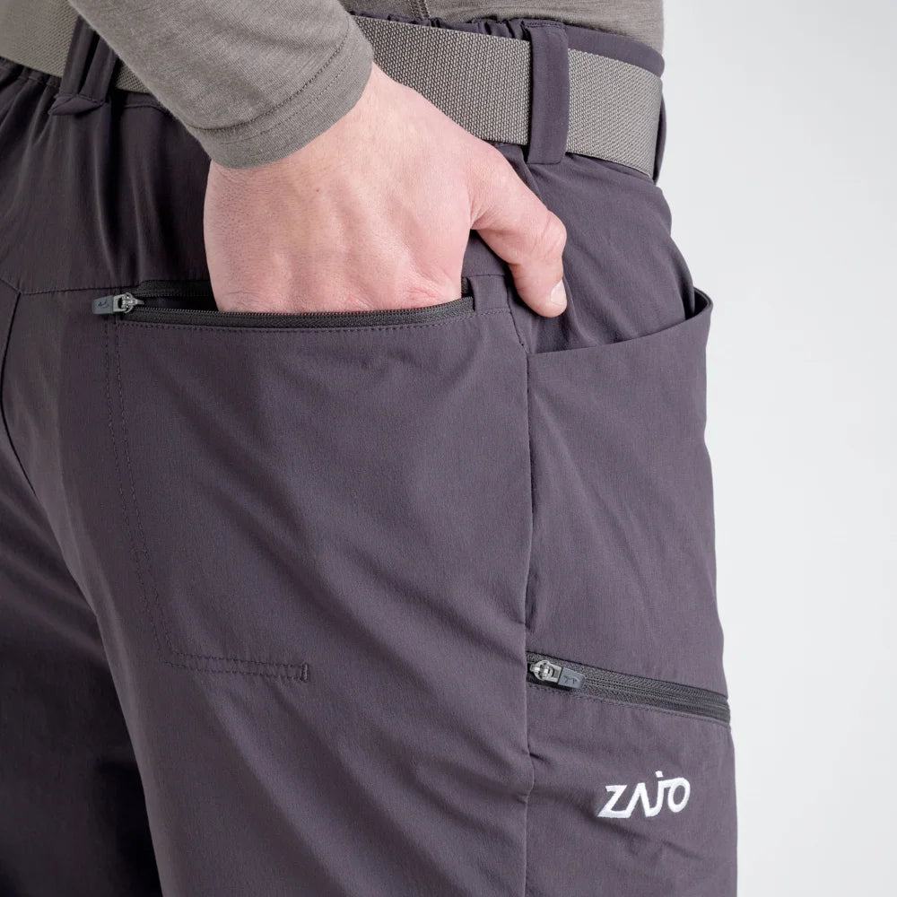 Pado Men's Zip-Off Pants, boja Espresso