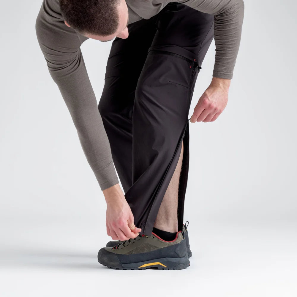 Pado Men's Zip-Off Pants, boja Espresso