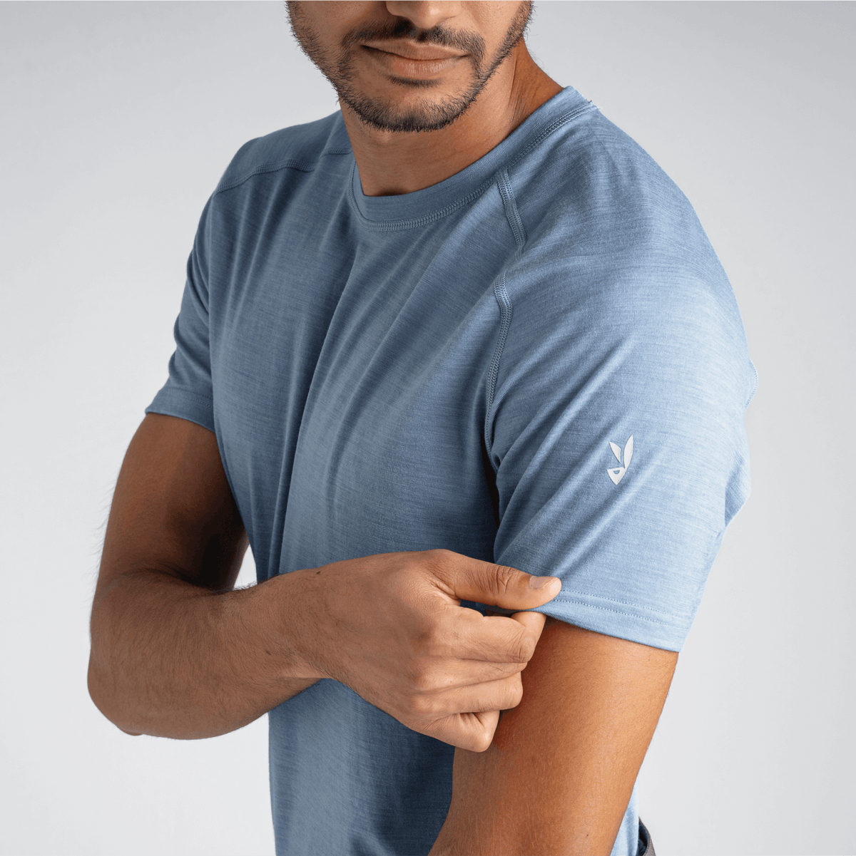 Senti Men's Merino T-shirt — Decadent Red