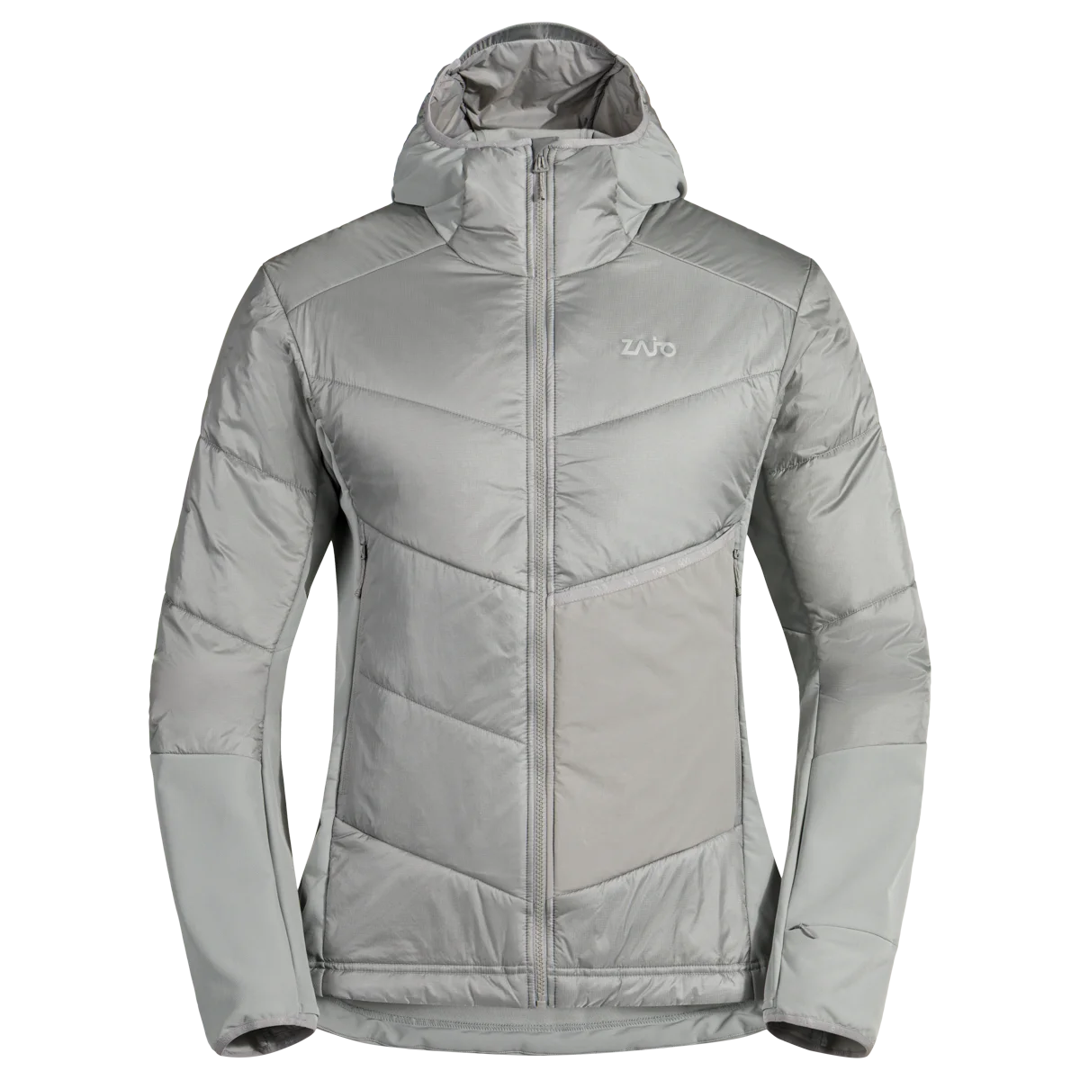 Spiro Men's Insulated Hybrid Jacket — Dove Grey