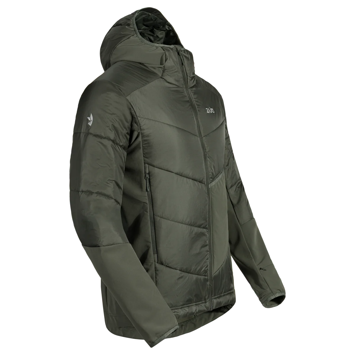 Spiro Men's Insulated Hybrid Jacket — Thyme Green