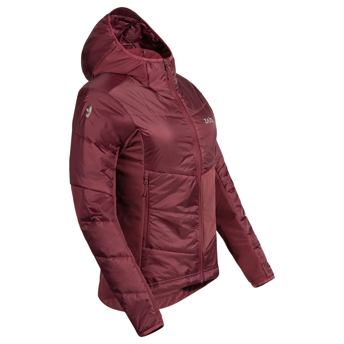 Spiro Women's Insulated Hybrid Jacket — Burned Red