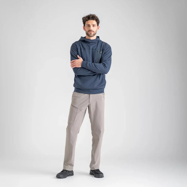 Vespero Men's Merino Hoodie, boja Navy