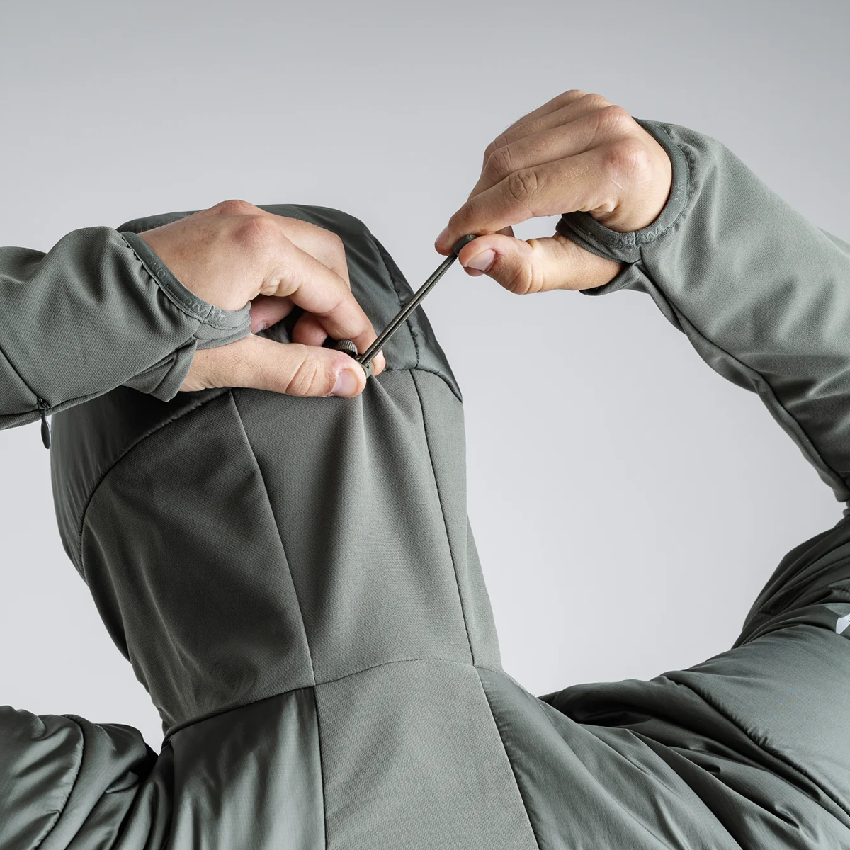 Spiro Men's Insulated Hybrid Jacket — Grey Navy