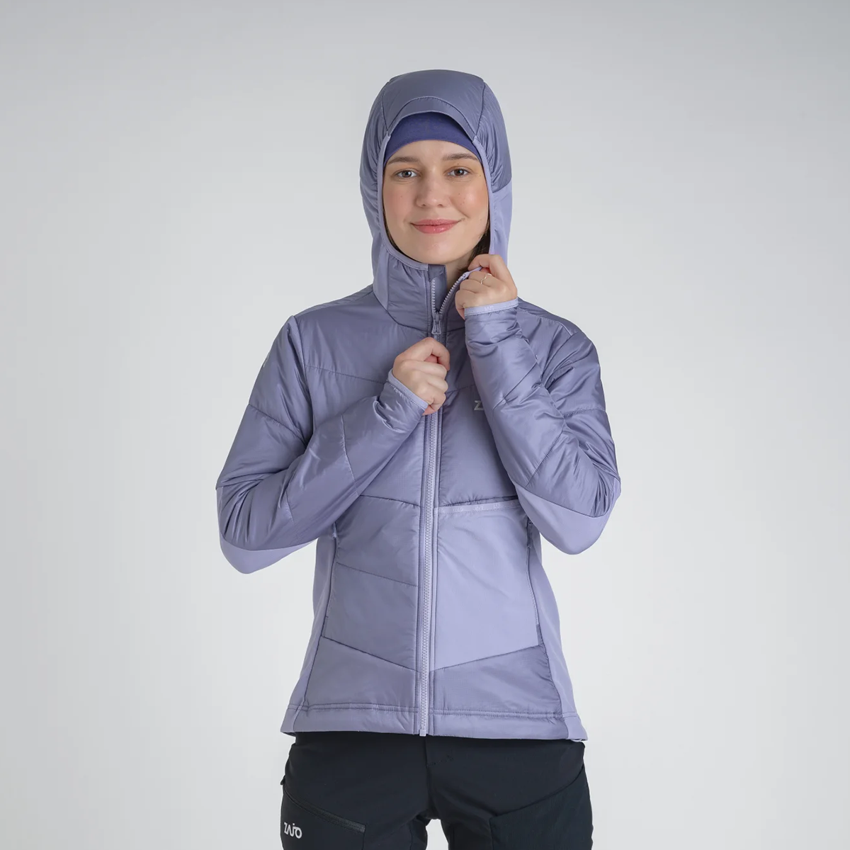 Spiro Women's Insulated Hybrid Jacket — Burned Red