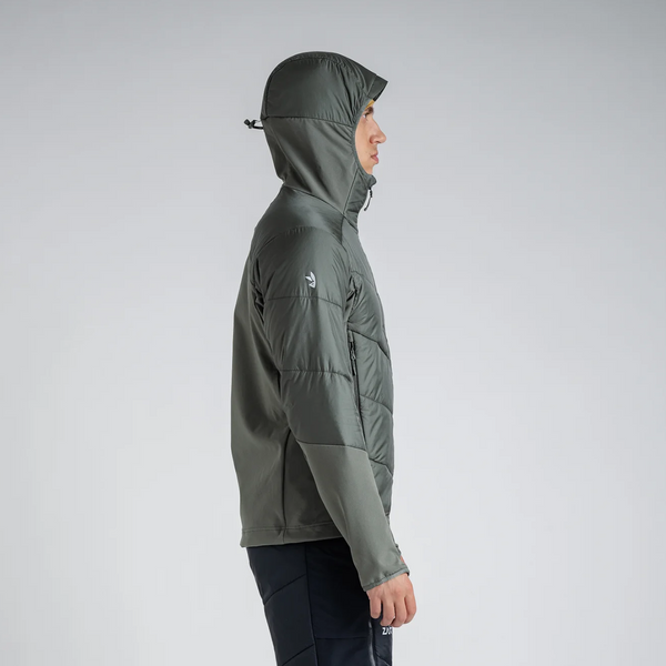 Spiro Men's Insulated Hybrid Jacket — Black