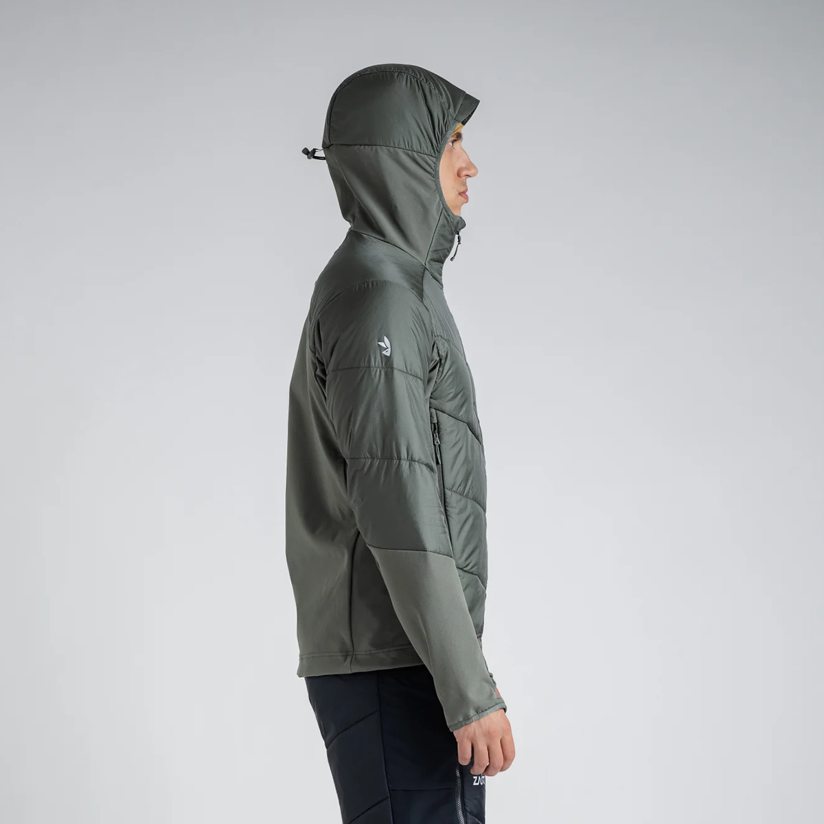 Spiro Men's Insulated Hybrid Jacket — Thyme Green