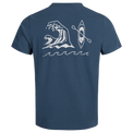 Arbo Men's Organic Cotton T-shirt, boja Navy Water