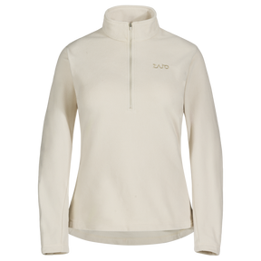 Auro Women's Fleece Zip Top, boja Light Beige