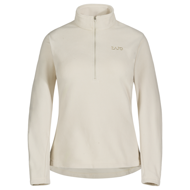 Auro Women's Fleece Zip Top, boja Light Beige