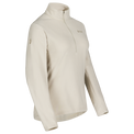 Auro Women's Fleece Zip Top, boja Light Beige