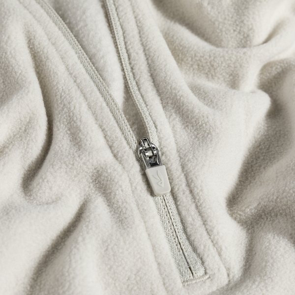 Auro Women's Fleece Zip Top, boja Light Beige