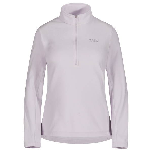 Auro Women's Fleece Zip Top, boja Lilac Ash