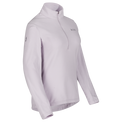 Auro Women's Fleece Zip Top, boja Lilac Ash
