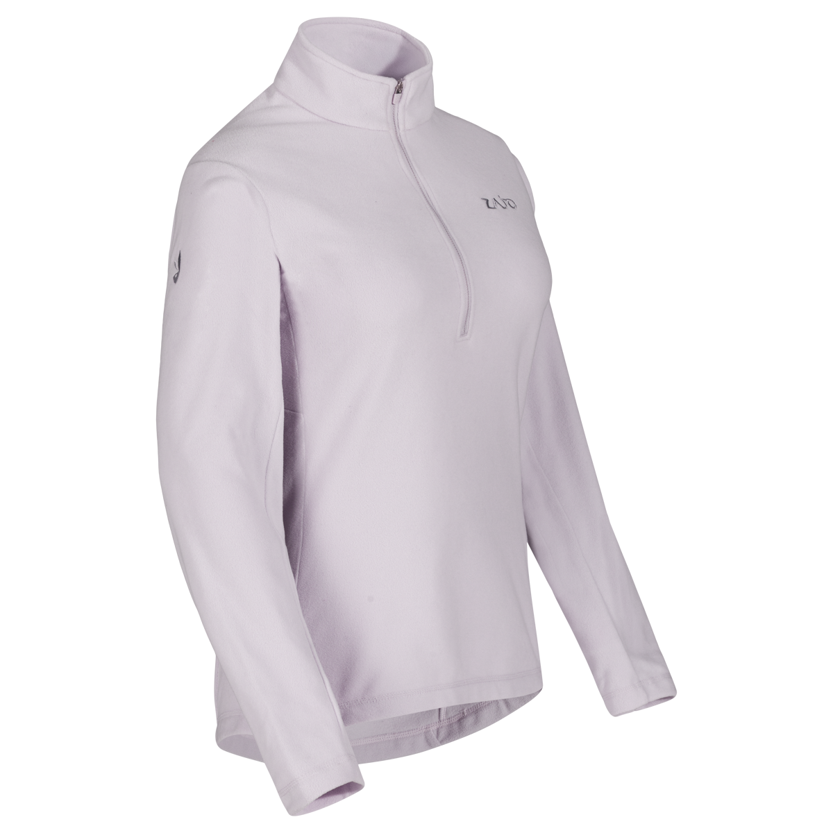 Auro Women's Fleece Zip Top, boja Lilac Ash