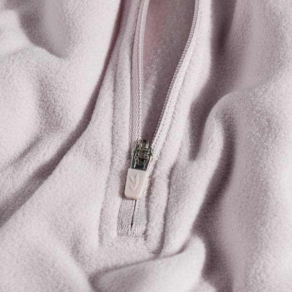 Auro Women's Fleece Zip Top, boja Lilac Ash