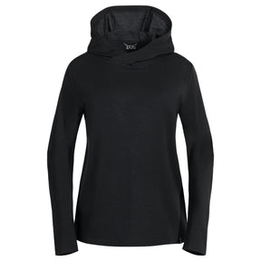 Kora Women's Merino Hoodie, boja Black