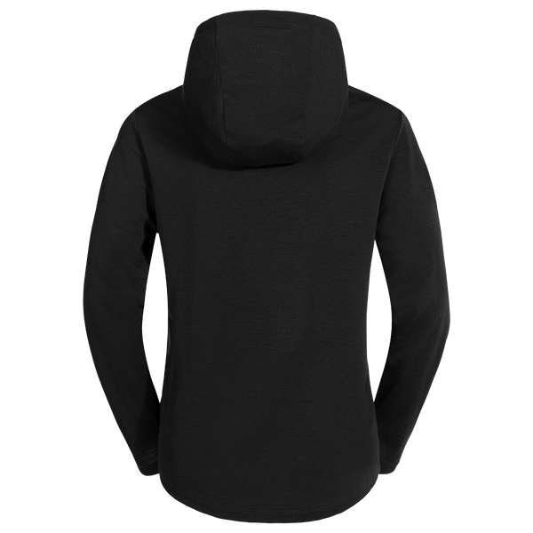 Kora Women's Merino Hoodie, boja Black