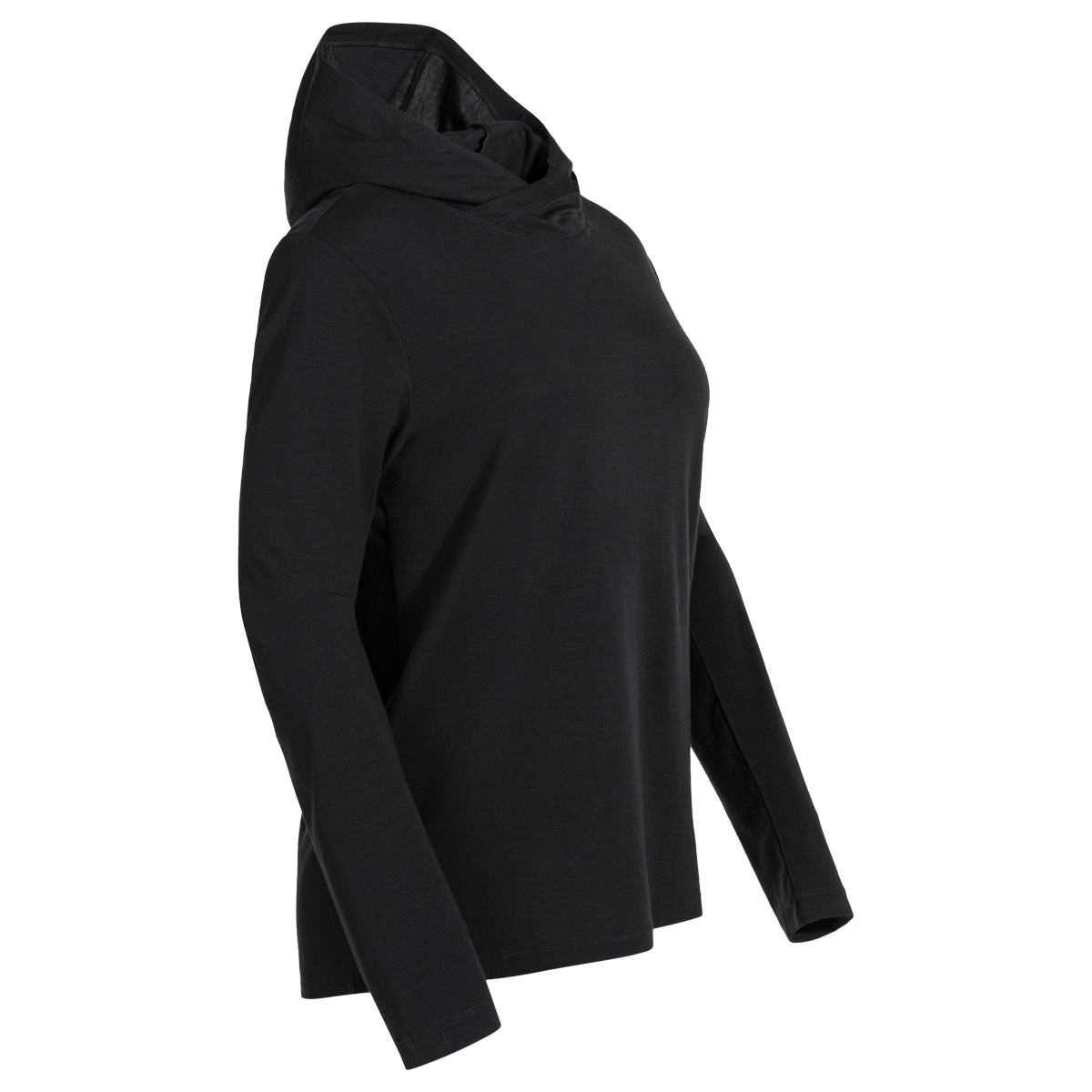 Kora Women's Merino Hoodie, boja Black