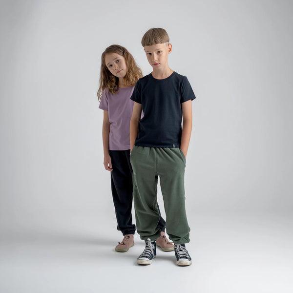 Amo Kid's Merino T-shirt — Light Rose