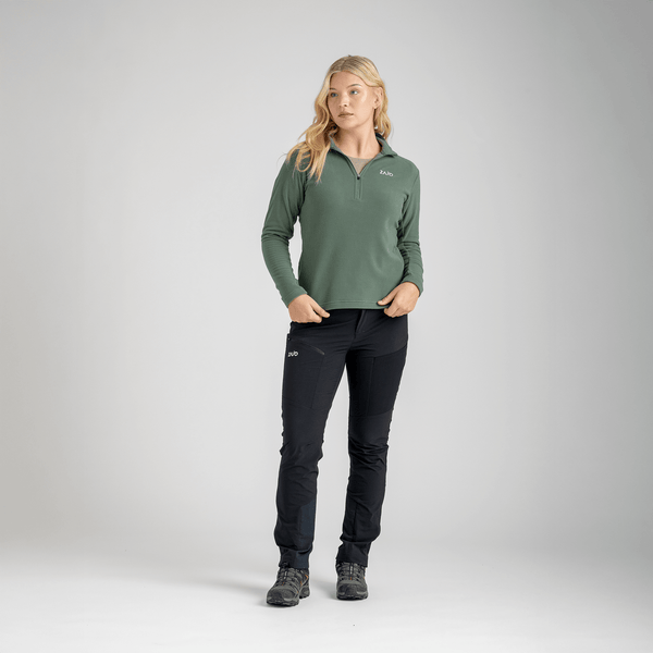 Auro Women's Fleece Zip Top, boja Lilac Ash