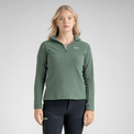 Auro Women's Fleece Zip Top, boja Light Beige