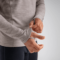 Hejma Men's Merino Longsleeve, boja Taupe Beige