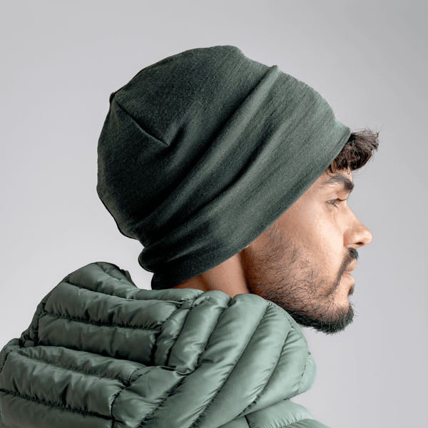 Hejma Merino Beanie — Blue