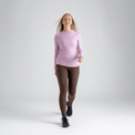 Hejma Women's Merino Longsleeve, boja Grape Mauve