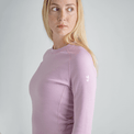 Hejma Women's Merino Longsleeve, boja Grape Mauve