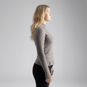 Hejma Women's Merino Zip Top, boja Beige