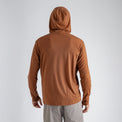 Kora Men's Merino Hoodie, boja Black Olive