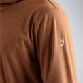 Kora Men's Merino Hoodie, boja Decadent Red