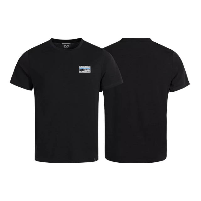 Kora Men's Merino T-shirt — Black Element