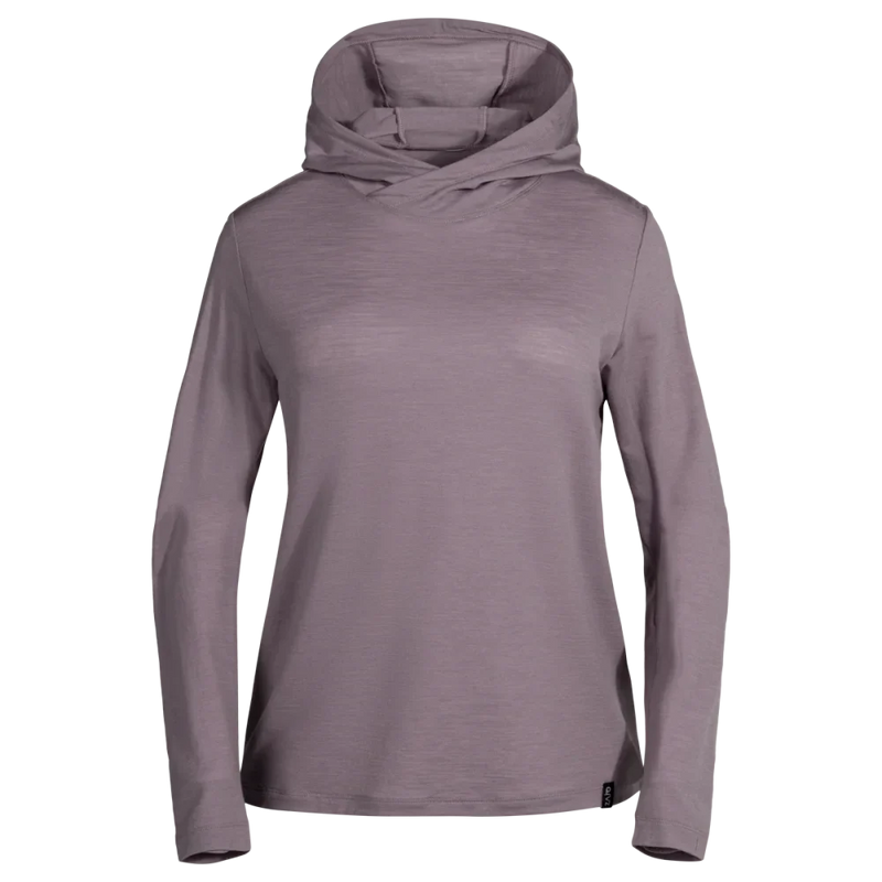 Kora Women's Merino Hoodie — Iced Mauve