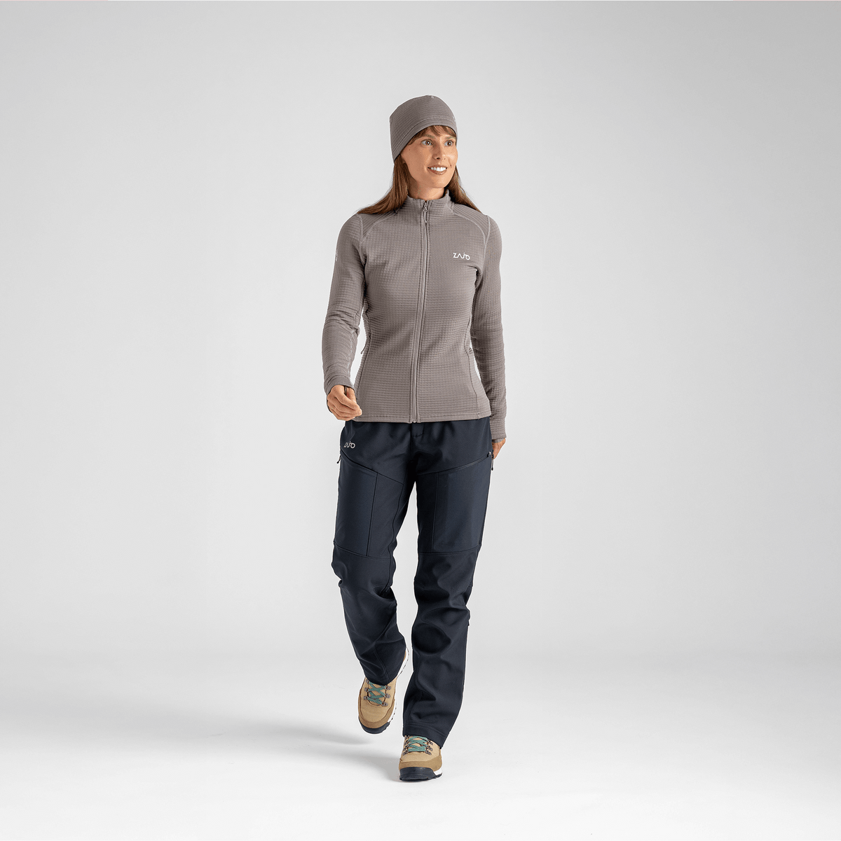 Kovri Women's Merino Grid Jacket, boja Grey Navy