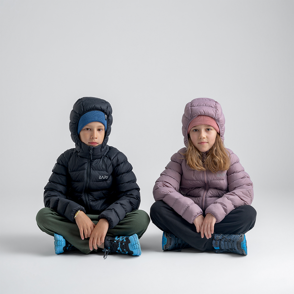 Musko Kid's Insulated Hooded Jacket — Iced Mauve