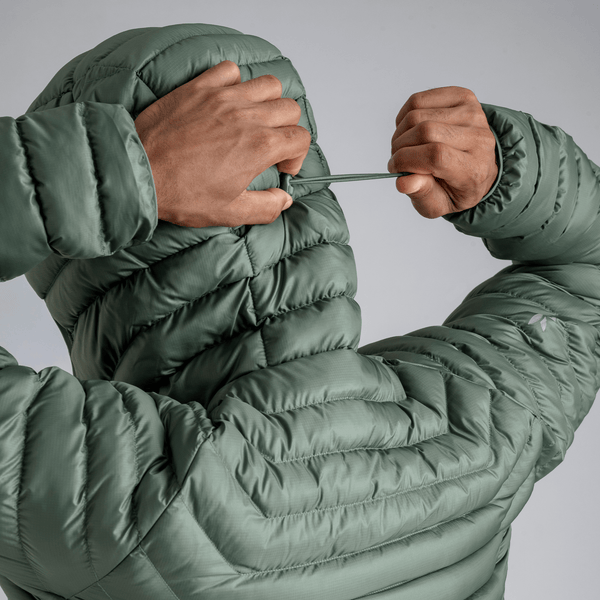 Nubaro Men's Insulated Hooded Jacket — Golden Brown