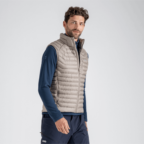 Nubaro Men's Insulated Vest — Thyme Green