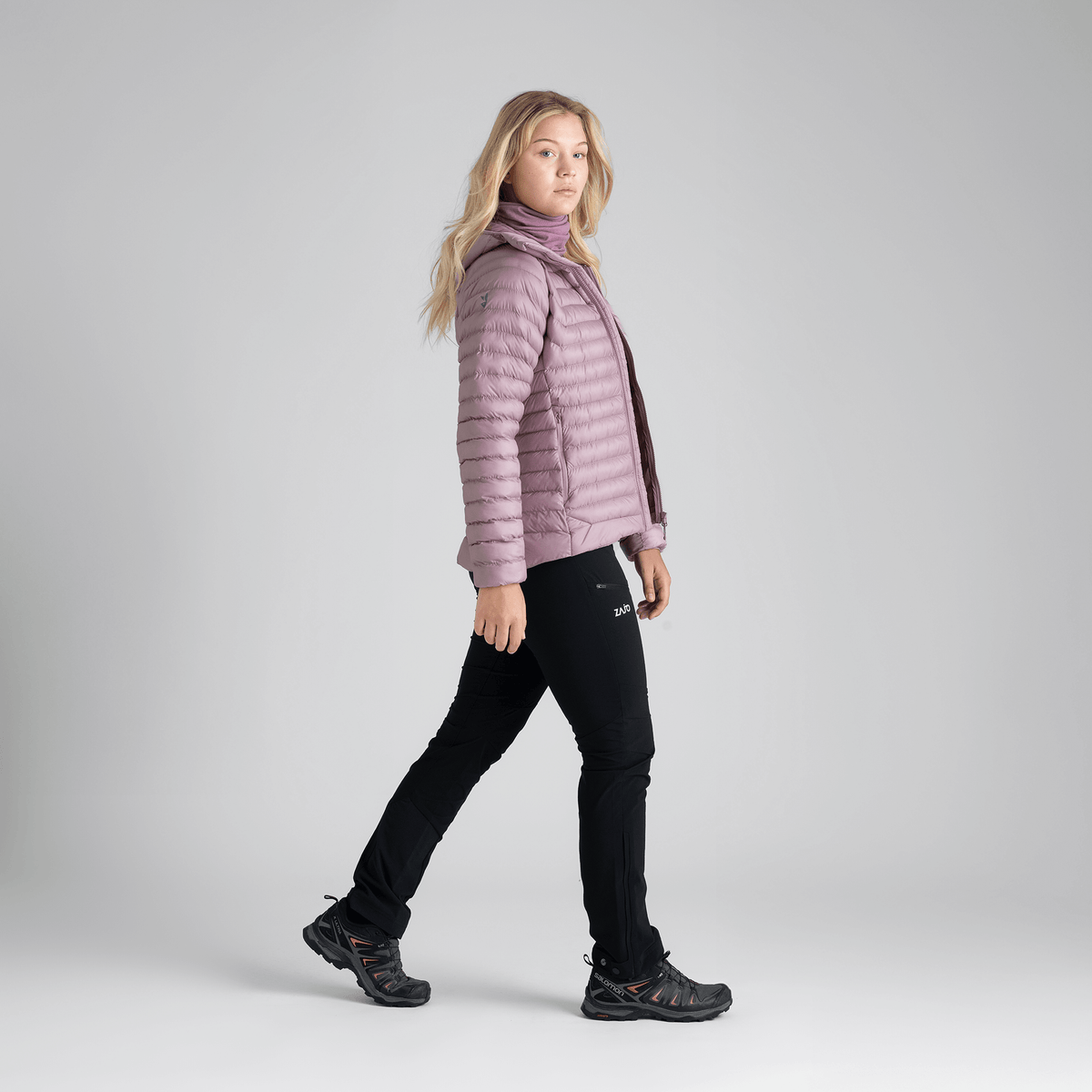 Nubaro Women's Insulated Hooded Jacket — Earth Red