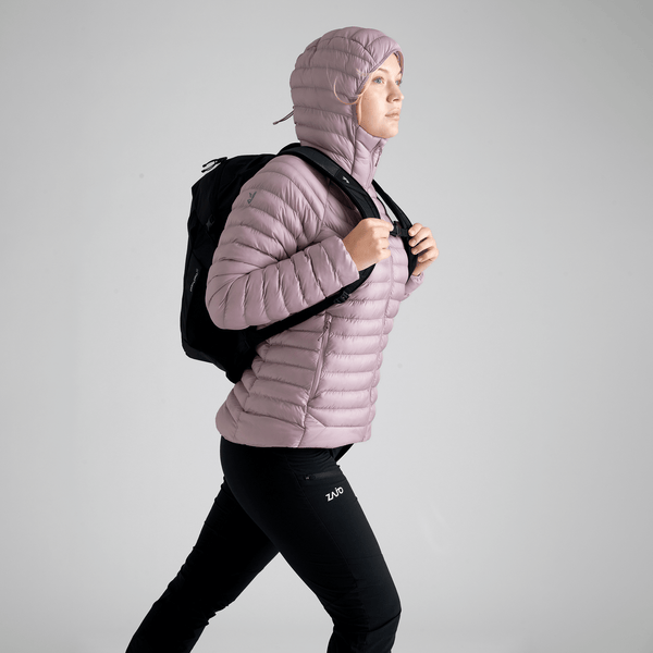 Nubaro Women's Insulated Hooded Jacket —  Lila Haze