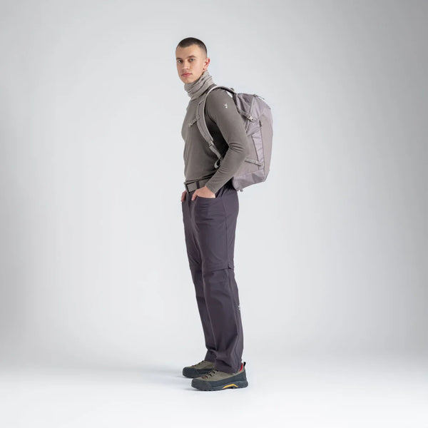 Pado Men's Zip-Off Pants, boja Espresso