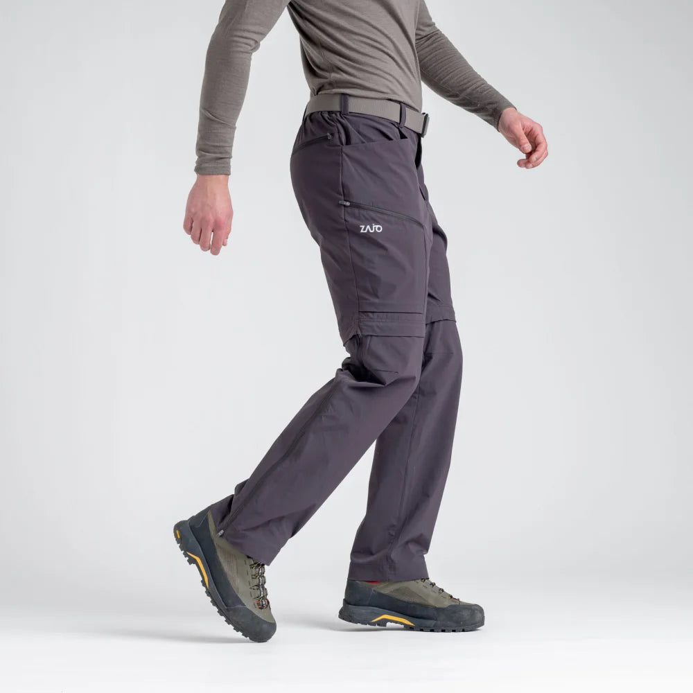 Pado Men's Zip-Off Pants, boja Espresso